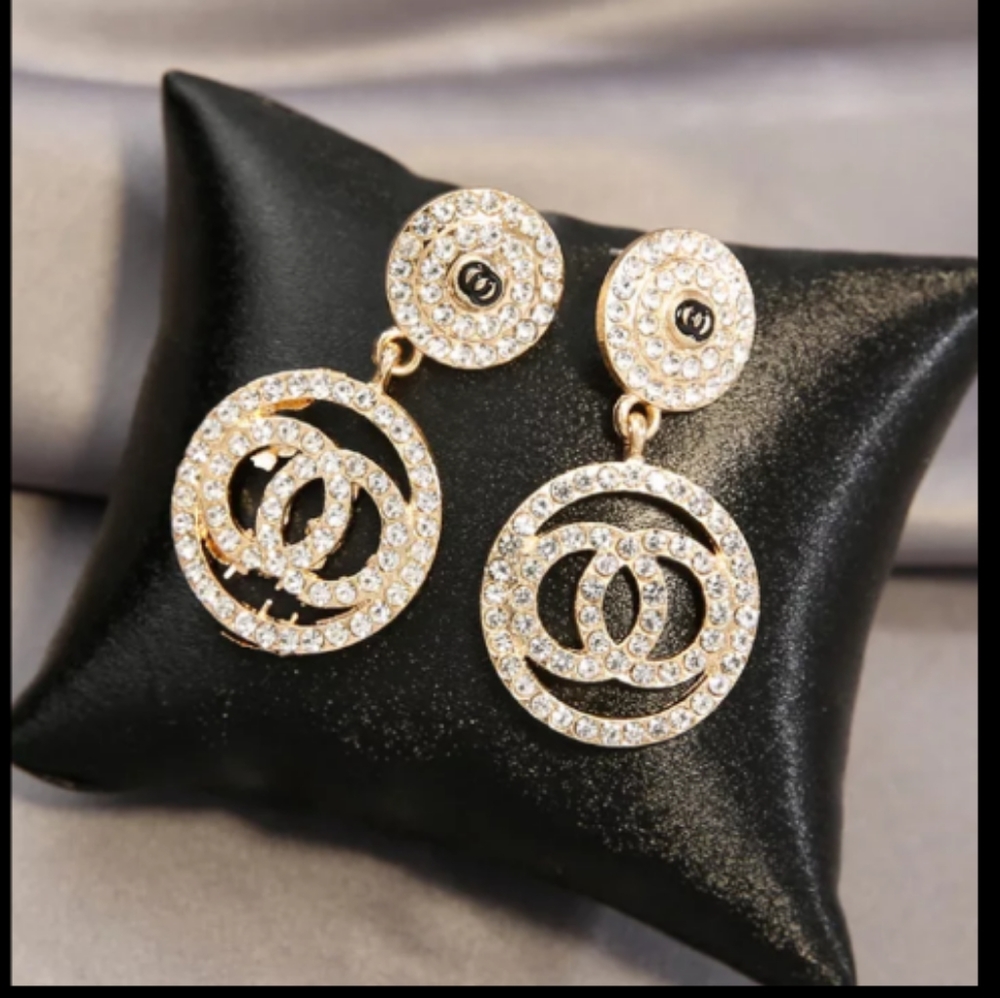 Beautiful  Gold Tone Earrings